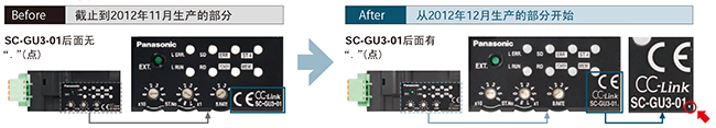 可對應iQSS的SC-GU3-01的版本與辨別方法